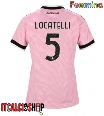 Juventus Manuel Locatelli #5 Seconda Maglia Femmina 2026-27 Manica Corta Juventus Manuel Locatelli #5 Seconda Maglia Femmina 2026-27 Manica Corta